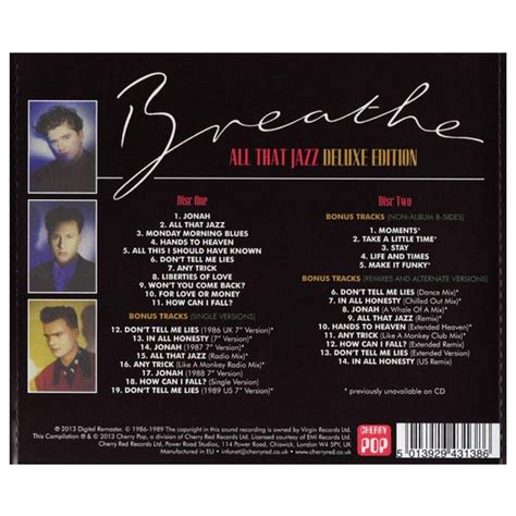 Breathe All That Jazz 2cd Deluxe Edition Cd