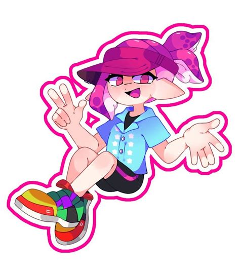 Pin By Morning On Aloha Kun Splatoon Splatoon 2 Art Team Pink