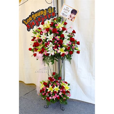 Jual Standing Flower Congratulations Karangan Bunga Fresh Asli Ucapan