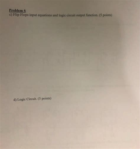 Solved Problem 6 Design a synchronous sequential circuit | Chegg.com