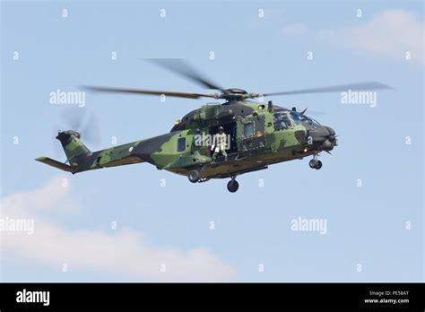 Finnish Army Nhindustries Nh90 Tth Military Helicopter From Utti