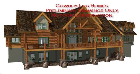 Luxury Log Home Floor Plans Cowboy Log Homes