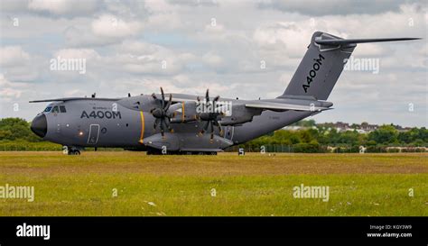 Airbus Military A400M landing on completion of display at the Royal ...