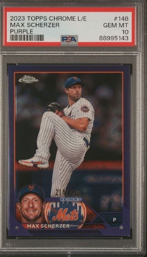 2023 Topps Chrome Logofractor Edition Purple Refractor 148 Max