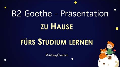 Zu Hause F Rs Studium Lernen B Pr Sentation Teil Sprechen Vor