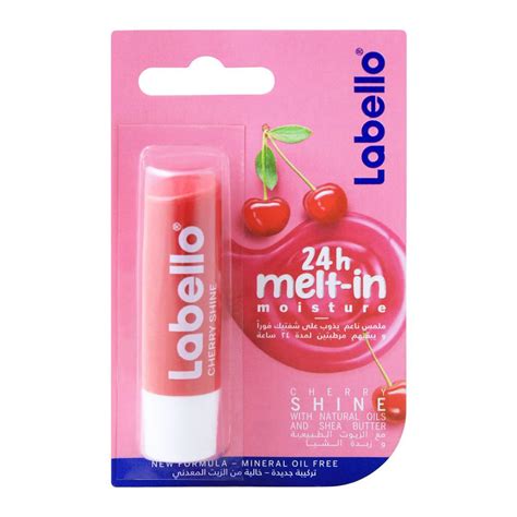 Labello Cherry Shine Caring Lip Balm 4 8g Eshaistic Pk