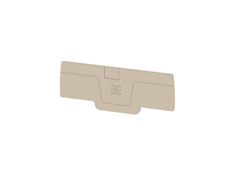 Abschlussplatte Weidmüller A Reihe AEP 4C 2 5 75 552 1mm beige