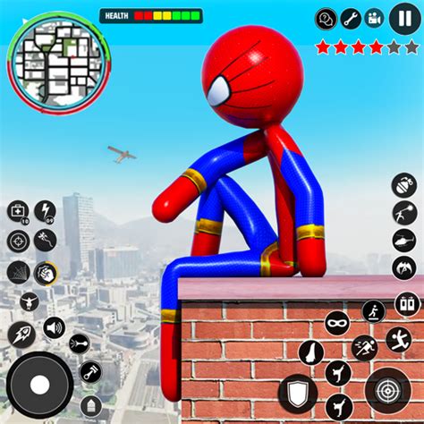 Stickman Rope Hero Spider Game Stickman Fighting Games Descubra As