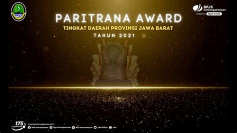 PARITRANA AWARD TINGKAT DAERAH PROVINSI JAWA BARAT TAHUN 2021 YouTube