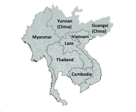 | Greater Mekong Subregion (GMS) map. | Download Scientific Diagram