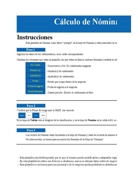 3 Calculo De Nomina Semanal Imss E Isr 2023 Pdf