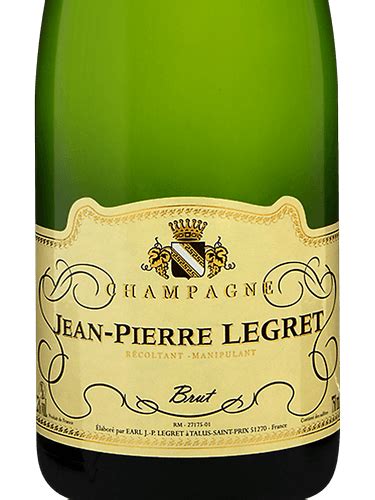 Jean Pierre Legret Brut Champagne Vivino Sverige