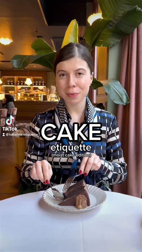 Cake etiquette for moist cakes [Video] | Dining etiquette, Etiquette ...