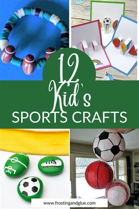 12 Sports Crafts for Kids Who Love Sports!