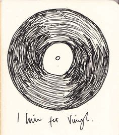 Vinyl Record Sketch at PaintingValley.com | Explore collection of Vinyl ...