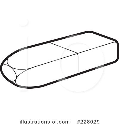 Eraser Clipart #228029 - Illustration by Lal Perera