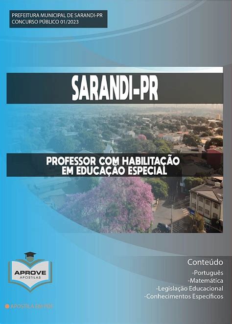 Apostila Sarandi Professor Habilita O Em Educa O Especial