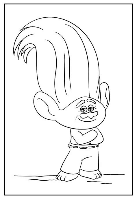 Desenhos Trolls Para Colorir E Pintar Pinte Online