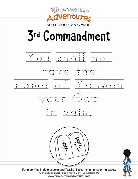 Teaching The 10 Commandments