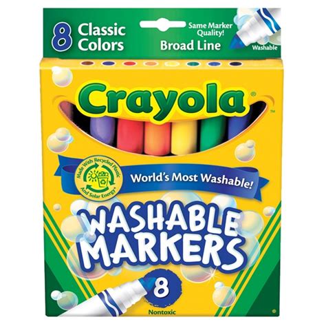 8 Ct Crayola Broad Line Washable Markers Product