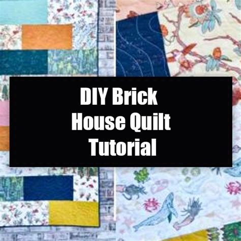 DIY Brick House Quilt Tutorial