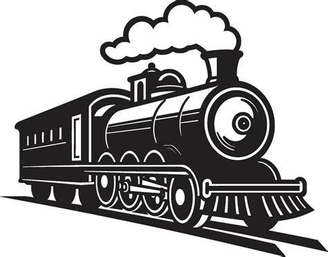 Old Time Railway Tracks Black Icon Historic Travel Lines Vector Black Design 35011668 Vector Art ...