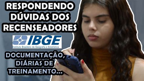 IBGE 2022 RESPONDENDO DÚVIDAS SOBRE RECENSEADORES YouTube