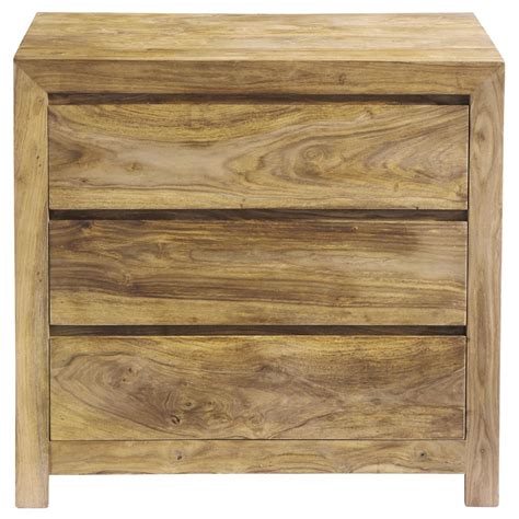 Commode En Bois De Sheesham Massif L Cm Stockholm Maisons Du Monde