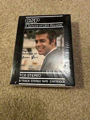 The Greatest Of Jerry Vale Track Tape Pa Csp Tc Stereo Sealed