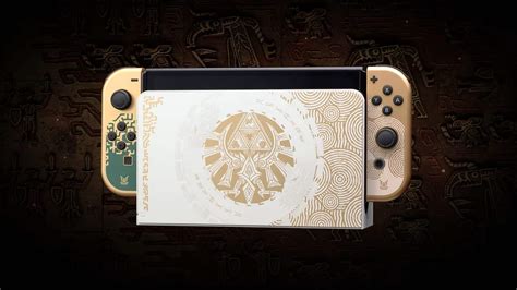 Une Switch Oled Collector Zelda Tears Of The Kingdom D Voil E Avec