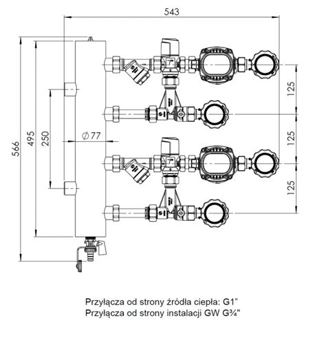 Zestaw mieszający ze sprzęgłem hydraulicznym BPS 911 AP dwa człony z