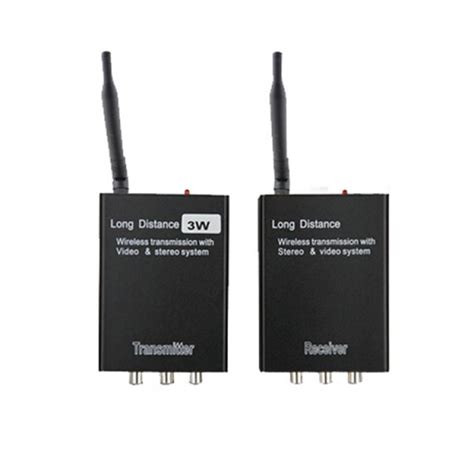 2 4GHz 3W 8CH AV Wireless Transmission Transmitter Receiver Long