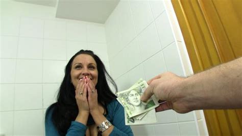 K S Tz Publicagent E Stranger Bends Brunette S Ass Over And Fucks In A Bathroom Stall Phun