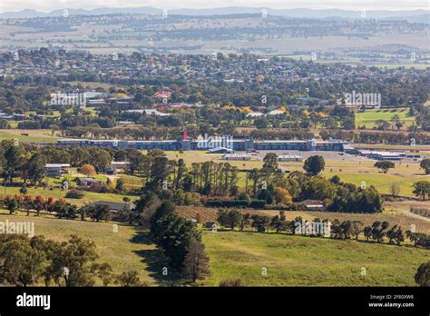 The Back Of Pit Lane At The Mount Panorama Racetrack In Bathurst In