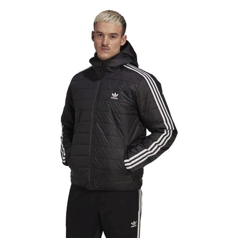 Buy Adidas Originals Mens Padded Hooded Puffer Jacket Black