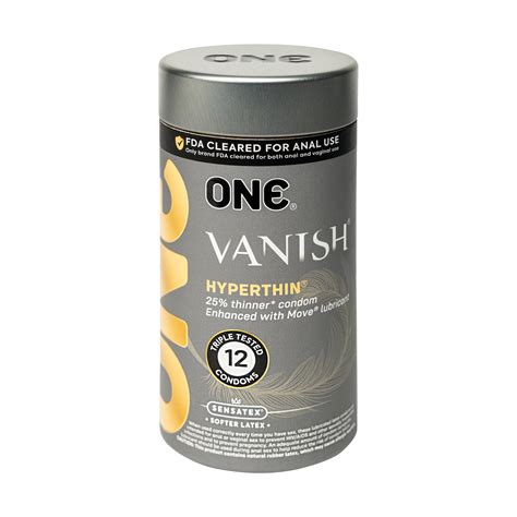 One Condoms Vanish Hyperthin Fda Anal And Vaginal Approved Ultra Thin