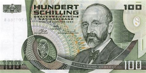 100 Austrian Schilling Banknote - Foreign Currency