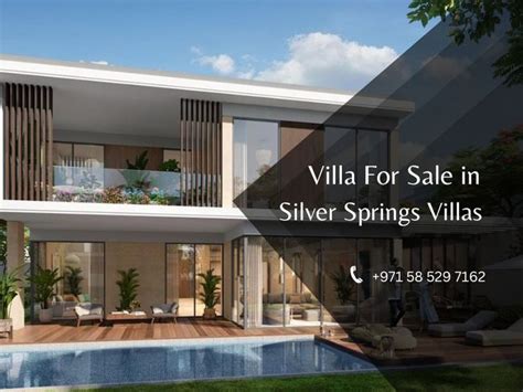 Silver Springs Villas By Damac Properties At Damac Hills Dubai