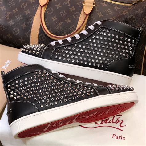 Cheap Christian Louboutin High Top Sneakers For Men 233117129 Fb233117 Designer