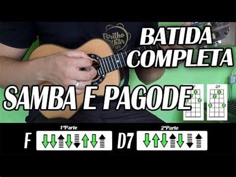 Batida De Samba E Pagode COMPLETA Para CAVAQUINHO Como Tocar