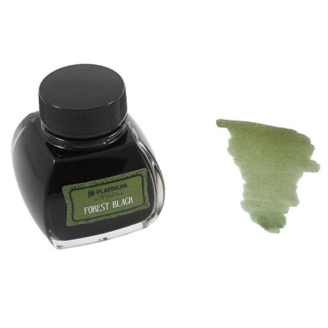 Platinum Classic Forest Black Ink Bottle 60ml Missing