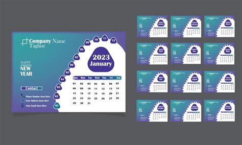 Calendar Design Layout Templet design 14854256 Vector Art at Vecteezy