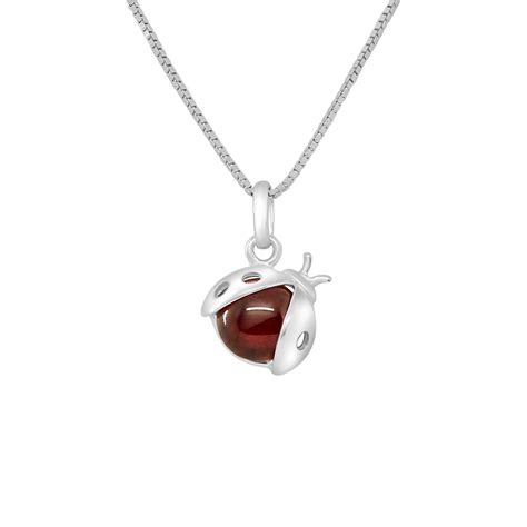 Pendentif Grande Coccinelle Argent Kidlove Par Stella Maty