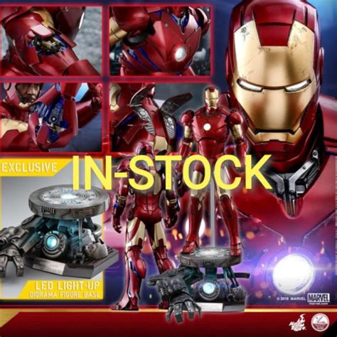 Hot Toys Qs012 Iron Man Mark Iii Mark 3 Deluxe Version 1 4 Scale Shopee Thailand