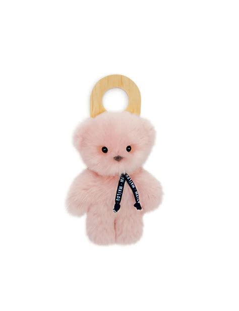 Doudou Ours Le Petit Frenchie Rose Cm Ma Lou Tradition