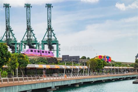 Monorail Transport In Singapore Editorial Photo - Image of singapore, sentosa: 85496551