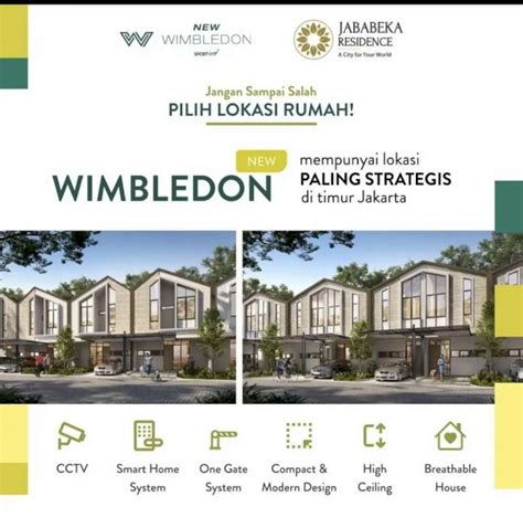 Cluster 3 Kamar Free Canopy New Wimbledon Jababeka Dijual Co Id