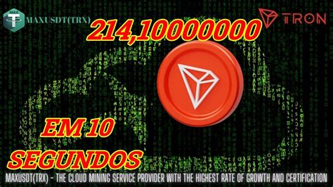 MINERADORA PAGOU 214 10000000 TRON NA BINANCE EM 10 SEGUNDOS YouTube