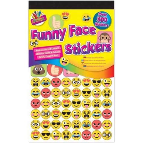 Funny Face Emoji Stickers