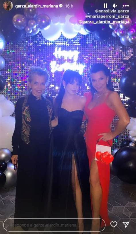 Así se vivió la fiesta de XV años de María, hija de Mariana Garza y